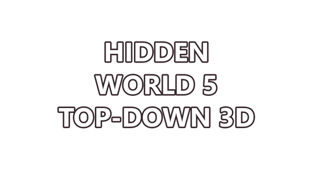 Hidden World 5 Top-Down 3D Logo
