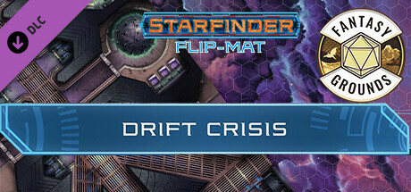 Fantasy Grounds - Starfinder RPG - Starfinder Flip-Mat - Drift Crisis cover art