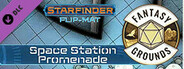 Fantasy Grounds - Starfinder RPG - Starfinder Flip-Mat - Space Station Promenade