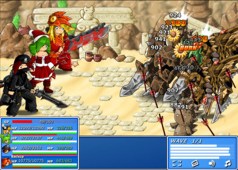 Скриншот из Epic Battle Fantasy 4