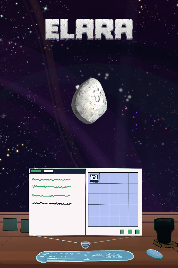 Steam portrait for Elara: A Coding Adventure in Space.