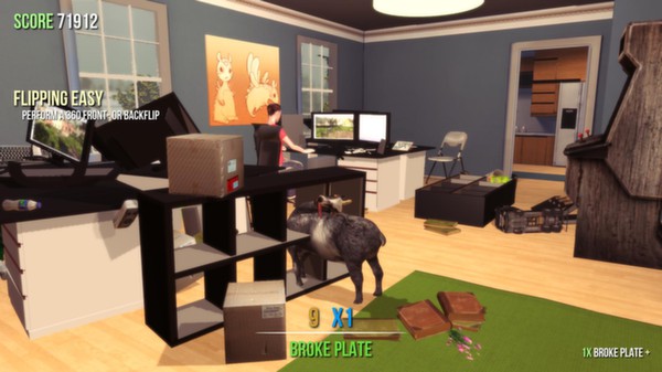 Скриншот из Goat Simulator