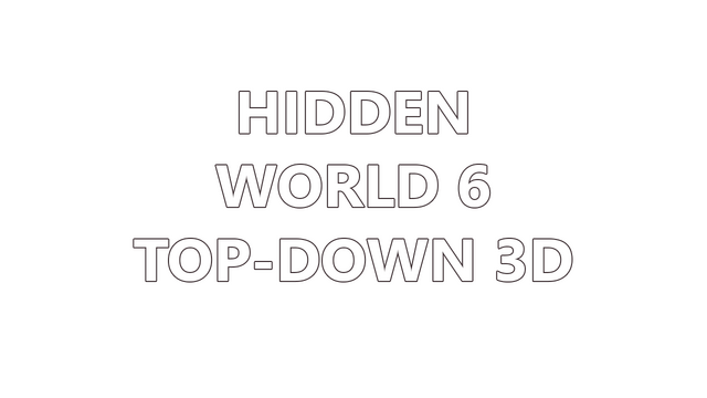 Hidden World 6 Top-Down 3D Logo