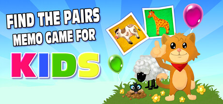 Find The Pairs Memo Game for Kids cover art