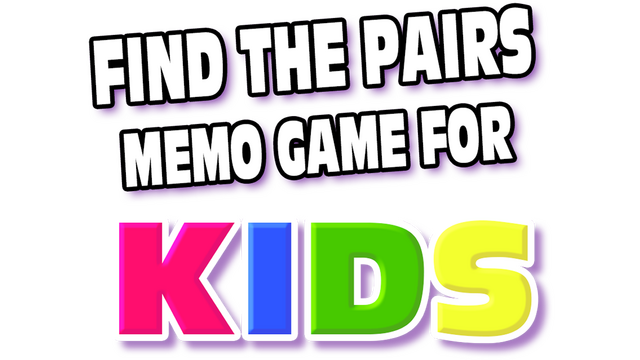 Find The Pairs Memo Game for Kids Logo