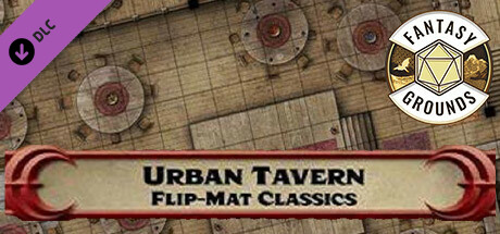 Fantasy Grounds - Pathfinder RPG - Pathfinder Flip-Mat Classics - Urban Tavern cover art