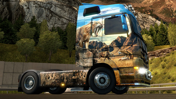 Скриншот из Euro Truck Simulator 2 - Prehistoric Paint Jobs Pack