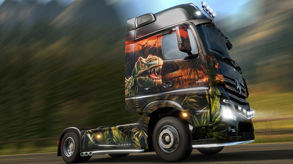 Скриншот из Euro Truck Simulator 2 - Prehistoric Paint Jobs Pack