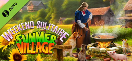 Weekend solitaire: Summer village Demo cover art