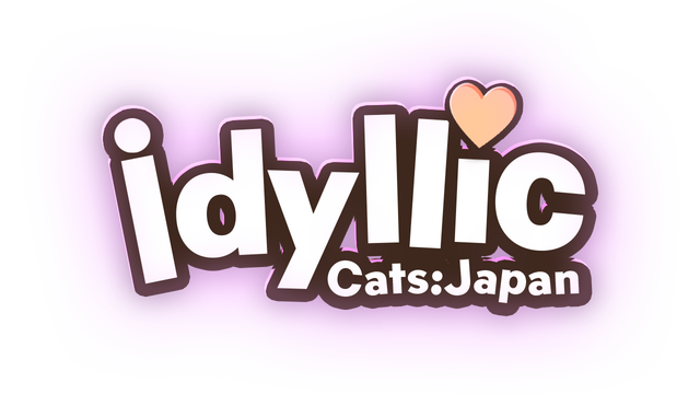 Idyllic cats: Japan Logo
