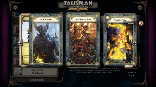 Скриншот из Talisman - The Sacred Pool Expansion