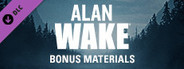 Alan Wake Bonus Materials
