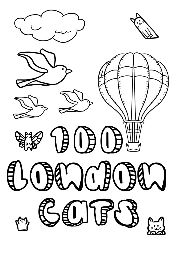 Steam portrait for 100 London Cats.