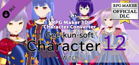 RPG Maker 3D Character Converter - Gee-kun-soft character 12 Witch cover art