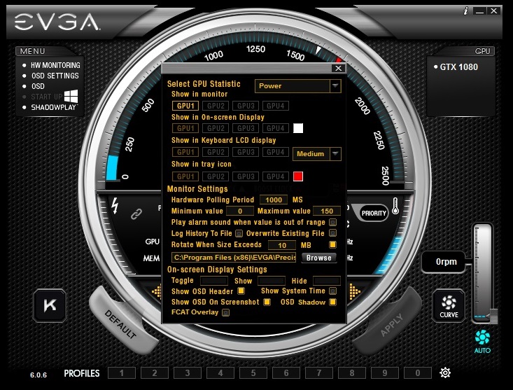 how to use evga precision x to benchmark