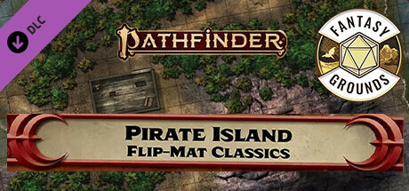 Fantasy Grounds - Pathfinder RPG - Pathfinder Flip-Mat Classics - Pirate Island cover art