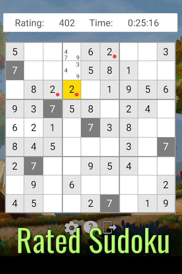 Rated Sudoku for steam