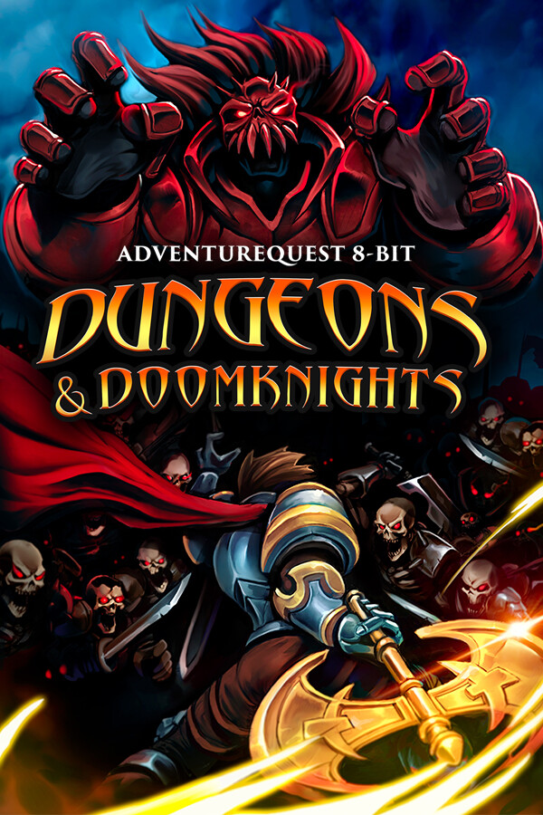 Steam portrait for AdventureQuest 8-Bit: Dungeons & DoomKnights.