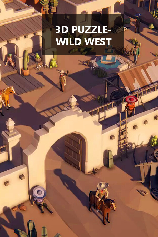 3D PUZZLE - Wild West for steam