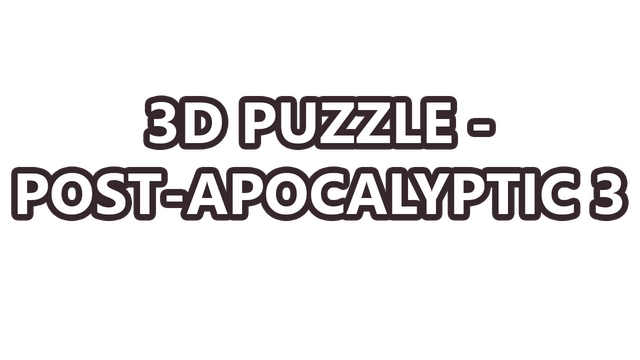 3D PUZZLE - Post-Apocalyptic 3 Logo