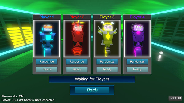 Robot Roller-Derby Disco Dodgeballfor windows and Linux 1