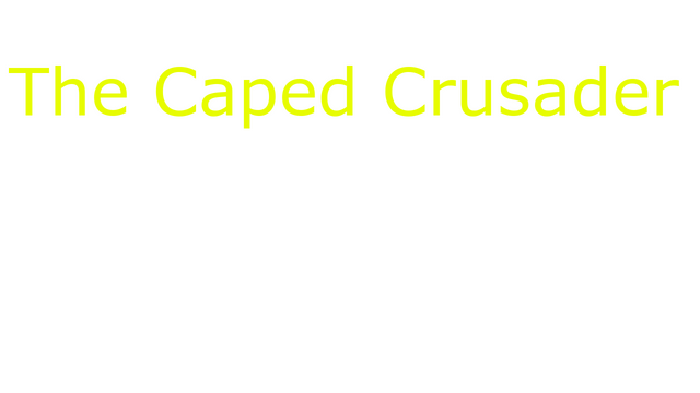 The Caped Crusader Logo