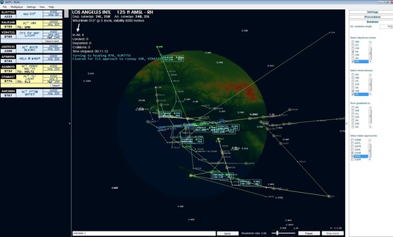 Скриншот из Global ATC Simulator