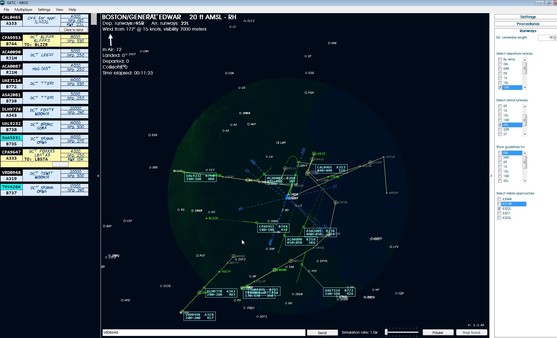 Скриншот из Global ATC Simulator