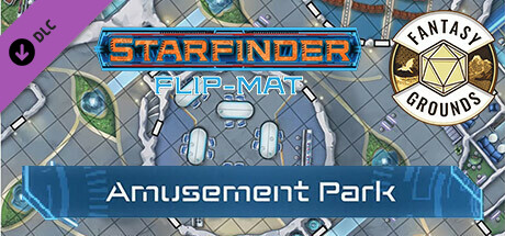 Fantasy Grounds - Starfinder RPG - Starfinder Flip-Mat - Amusement Park cover art