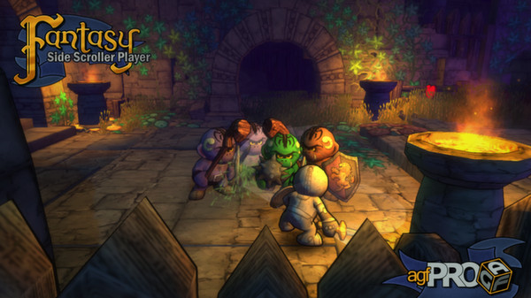 Скриншот из AGFPRO Fantasy Side-Scroller Player