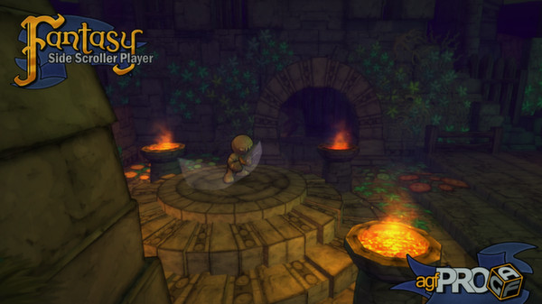 Скриншот из AGFPRO Fantasy Side-Scroller Player