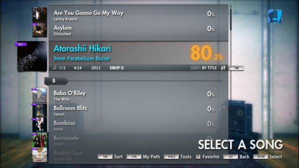 Скриншот из Rocksmith 2014 - 9mm Parabellum Bullet - Atarashii Hikari