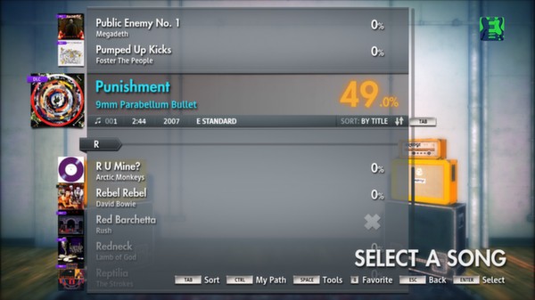 Скриншот из Rocksmith 2014 - 9mm Parabellum Bullet - Punishment