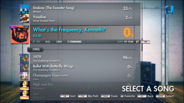 Скриншот из Rocksmith 2014 - R.E.M. Song Pack