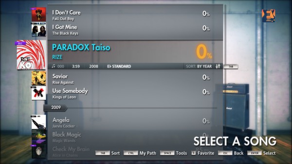 Скриншот из Rocksmith 2014 - RIZE - PARADOX Taiso