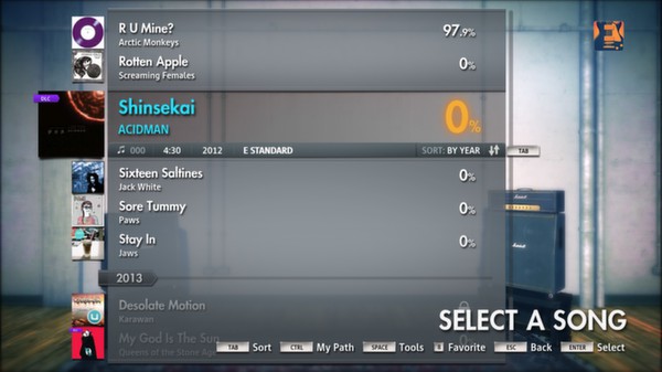 Скриншот из Rocksmith 2014 - ACIDMAN - Shinsekai