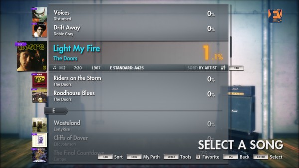 Скриншот из Rocksmith 2014 - The Doors - Light My Fire