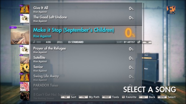 Скриншот из Rocksmith 2014 - Rise Against Song Pack