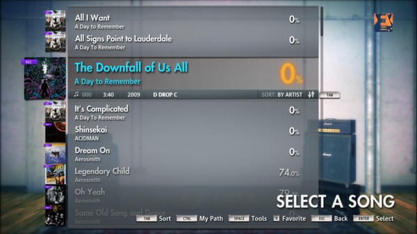 Скриншот из Rocksmith 2014 - A Day To Remember Song Pack