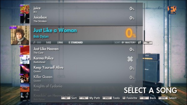 Скриншот из Rocksmith 2014 - Bob Dylan - Just Like a Woman