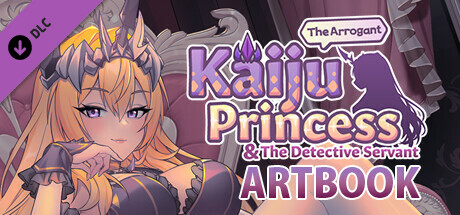 The Arrogant Kaiju Princess and The Detective Servant  ArtBook cover art