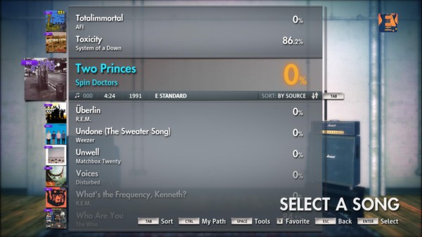 Скриншот из Rocksmith 2014 - Spin Doctors - Two Princes