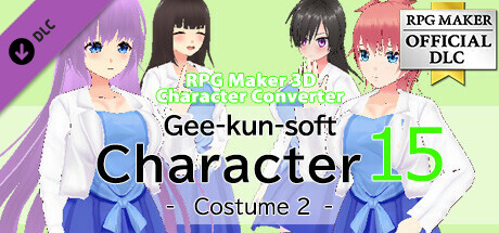 RPG Maker 3D Character Converter - Gee-kun-soft character 15 costume 2 cover art