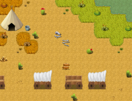Скриншот из RPG Maker VX Ace - Wild West Tiles Pack