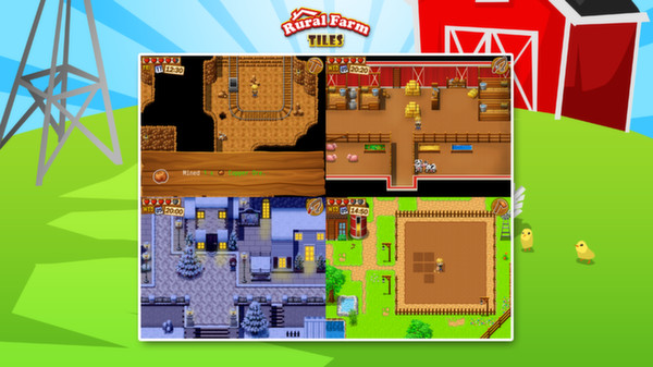 Скриншот из RPG Maker VX Ace - Rural Farm Tiles Resource Pack
