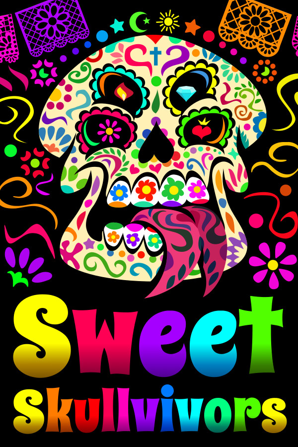 Steam portrait for Sweet Skullvivors.