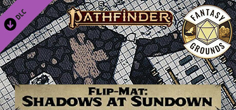 Fantasy Grounds - Pathfinder RPG - Pathfinder Flip-Mat - Shadows at Sundown cover art