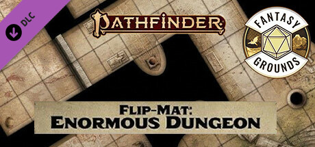 Fantasy Grounds - Pathfinder RPG - Pathfinder Flip-Mat - Enormous Dungeon cover art