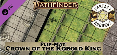 Fantasy Grounds - Pathfinder RPG - Pathfinder Flip-Mat - Crown of the Kobold King cover art