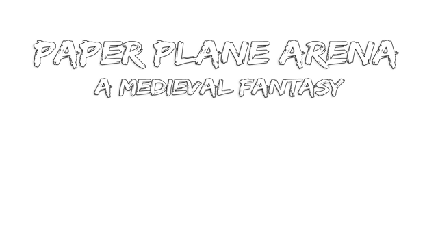 Paper Plane Arena - A Medieval Fantasy Logo
